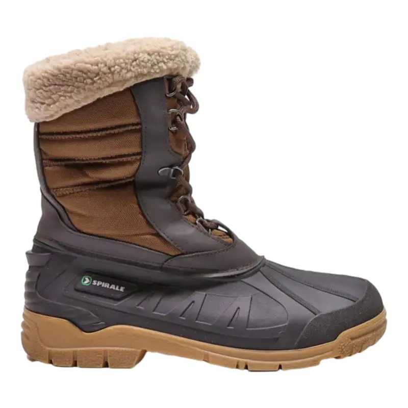 SPIEALE Snow Boots Brown Synthetic Womens UK 6