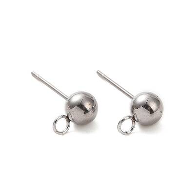 Non-Tarnish 304 Stainless Steel Stud Earring Findings