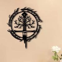 Lord Of The Rings Iron Oath Metal Wall Art, Stylish & Unique Wall Hanging, Perfect Housewarming Gift, Garden Decoration
