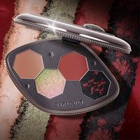 4 Color Glam Eyeshadow Palette, Matte & Glitter Eye Shadows Palette, Long Lasting Shimmering Eye Cosmetic, High Pigmented Ble...