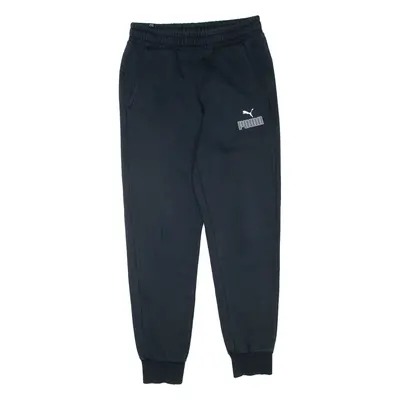 PUMA Womens Joggers Black Tapered S W30 L30