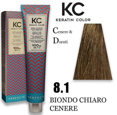 Crema Colorante Alla Cheratina Kc 100 Ml 8.1