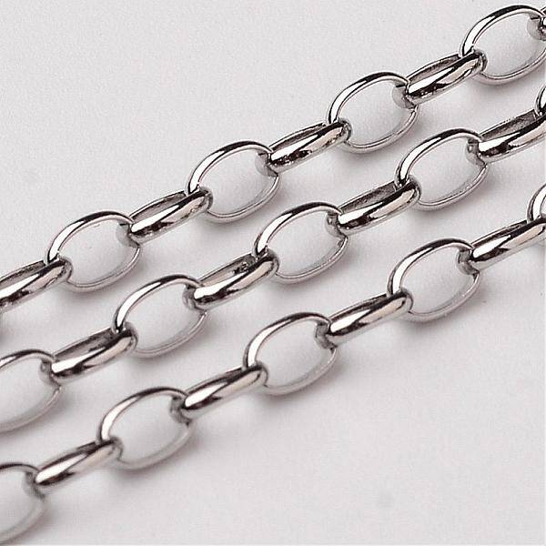 Tarnish Resistant 304 Stainless Steel Rolo Chains