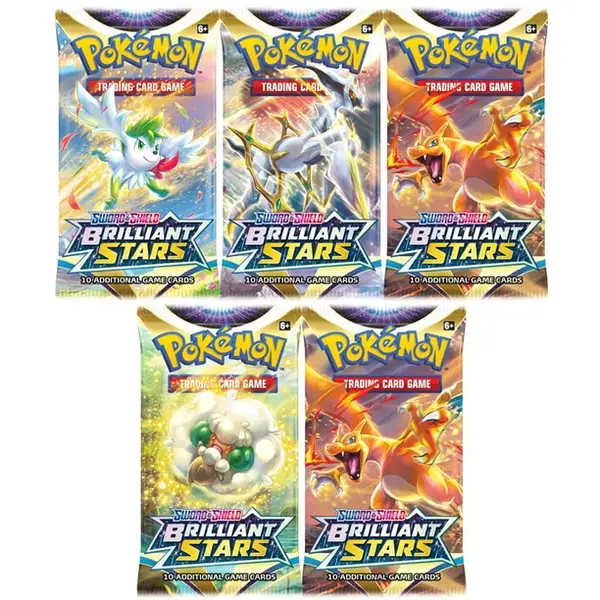Pokémon  TCG Cards - Brilliant Stars - BOOSTER PACK x1 (random pack art) (Live Rip)