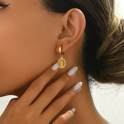 Elegant and Versatile Stainless Steel Hoop Earrings