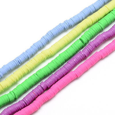 Handmade Polymer Clay Bead Strands