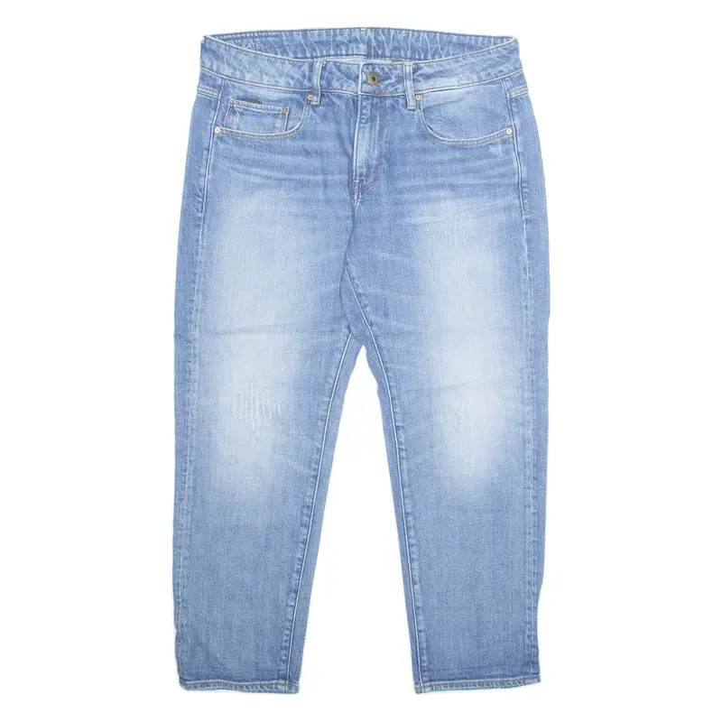G-STAR RAW Mens Jeans Blue Regular Straight Stone Wash W32 L24