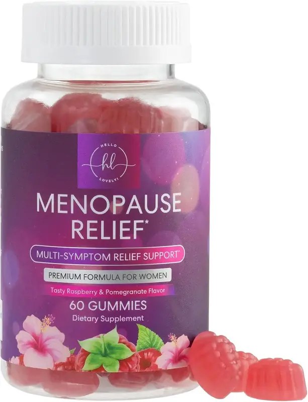 Menopause Supplements for Women - Complete Natural Mild Hot Flashes & Night Sweats Support, Multi Benefit Menopause Relief Gu...