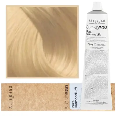 Alter Ego Blondego Pure Diamond Lift Lightening Hair Dye 60 Ml Hl.0 Natural | Translucent Blonde