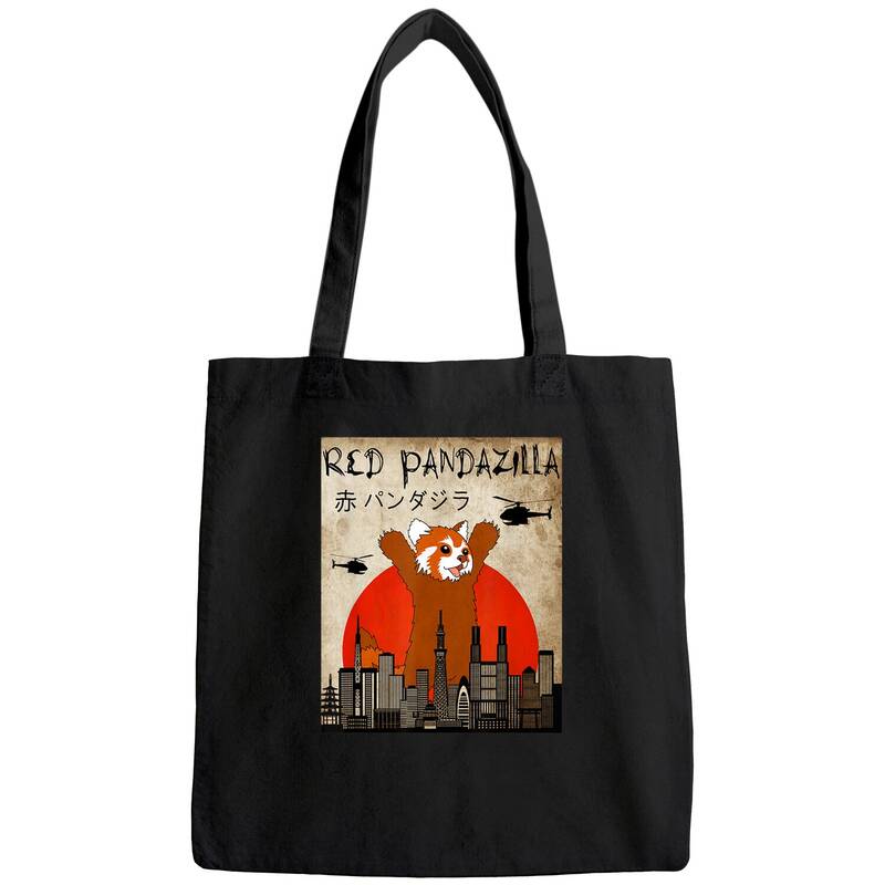 Red Panda Red Pandazilla Tote Bag