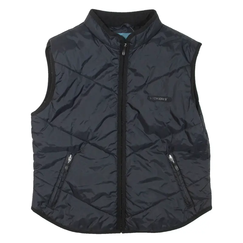KICKERS Girls Puffer Gilet Black Nylon 16Y