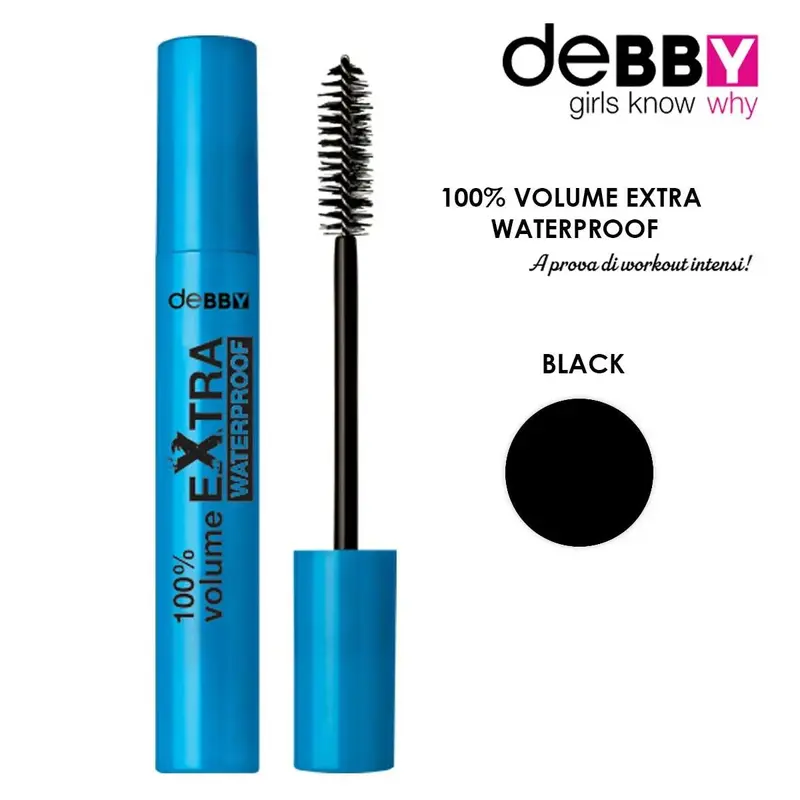 Debby 100%Volume Extra Waterproof Mascara Black