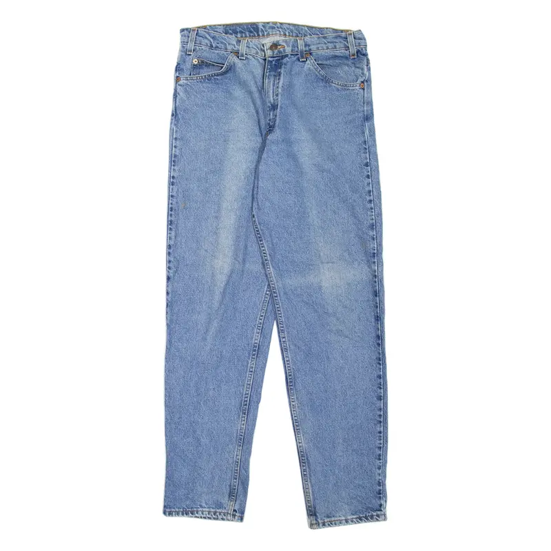 LEVI'S 550 Jeans Orange Tab Mens Blue Relaxed Tapered 90s W34 L32