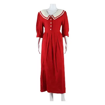 SARAH ELIZABETH Womens A-Line Dress Red Long UK 14