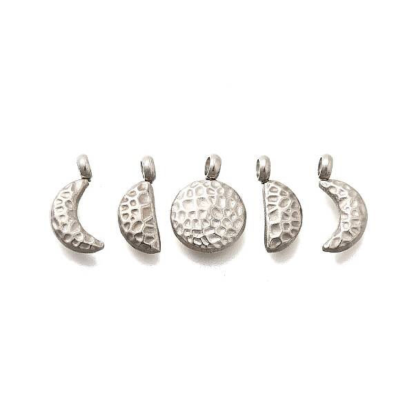 5Pcs 304 Stainless Steel Charms