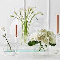 Z Gallerie Ellipse Decorative Vase - Smooth Glass Decoration Living Room