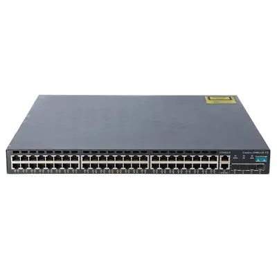 WS-C2948G-GE-TX-IM Cisco Catalyst 2948G Ethernet Switch - 48 Ports - Manageable - 10Base-T, 10/100/1000Base-T - 2 Layer Suppo...