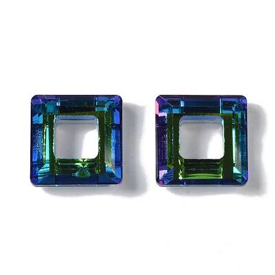 Transparent Electroplate Glass Pendant