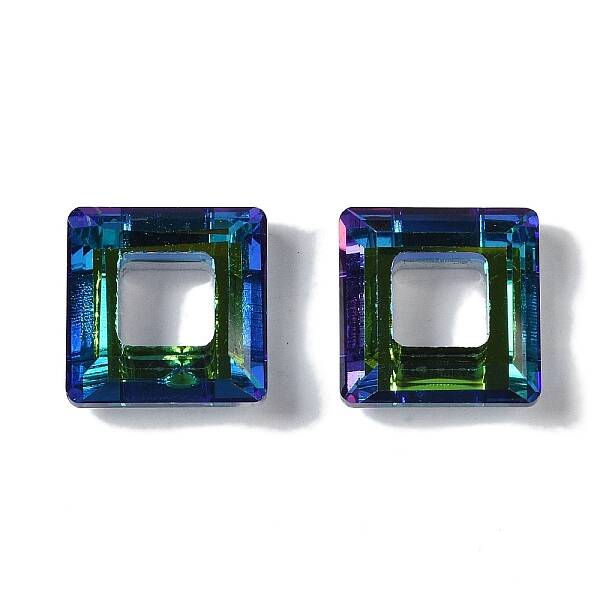 Transparent Electroplate Glass Pendant