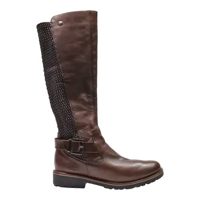 REMONTE High Boots Brown Leather Womens UK 7