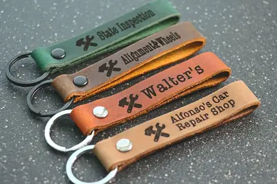 SLIM Business Owner Keychain, Personalized Mechanic Keychain, Mechanic Shop Owner Gift, Mechanic Christmas Gift