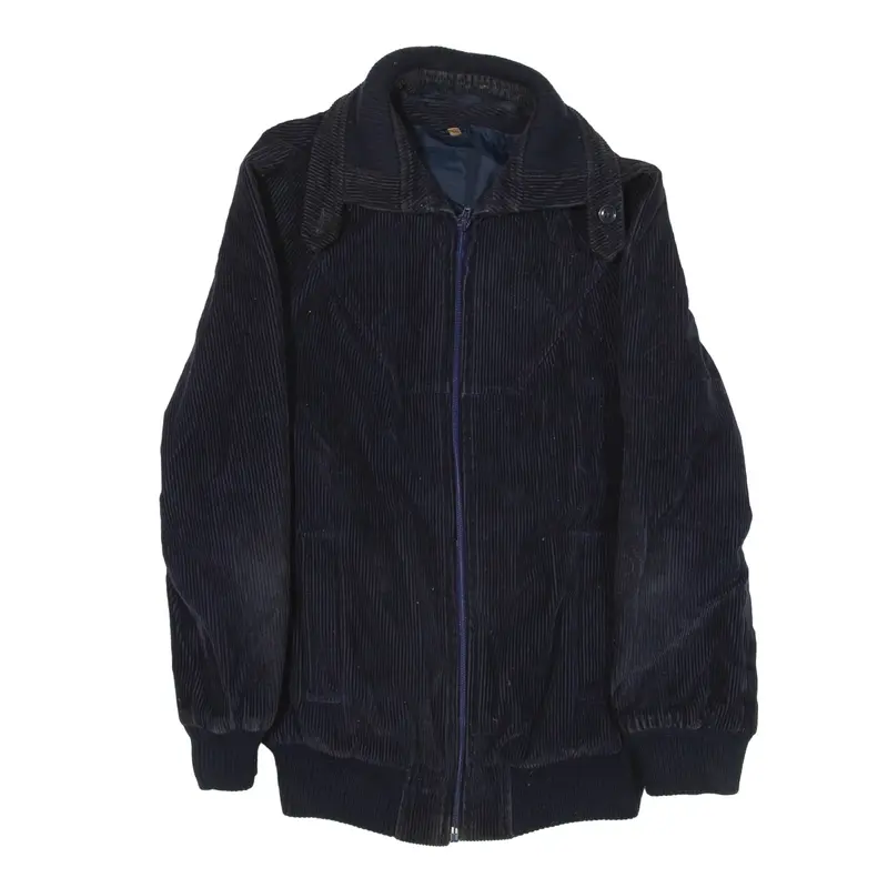 Corduroy Jacket Blue Mens XS