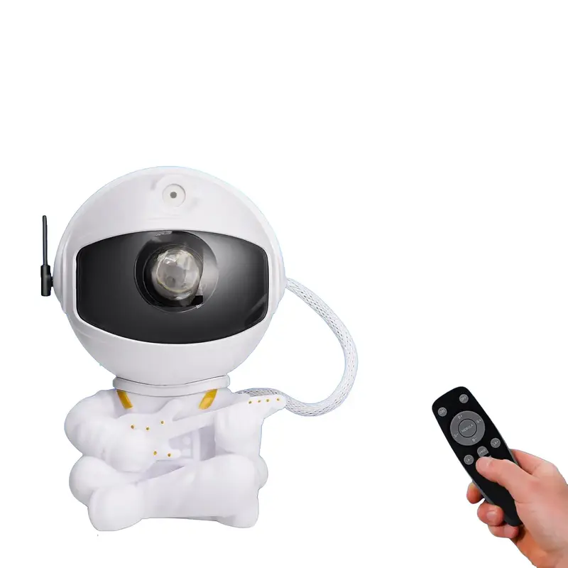 Astronaut Galaxy Star Projector Starry Night Light - Starry Nebula Ceiling Projection Lamp with 8 Modes, Remote and 360° Adj...