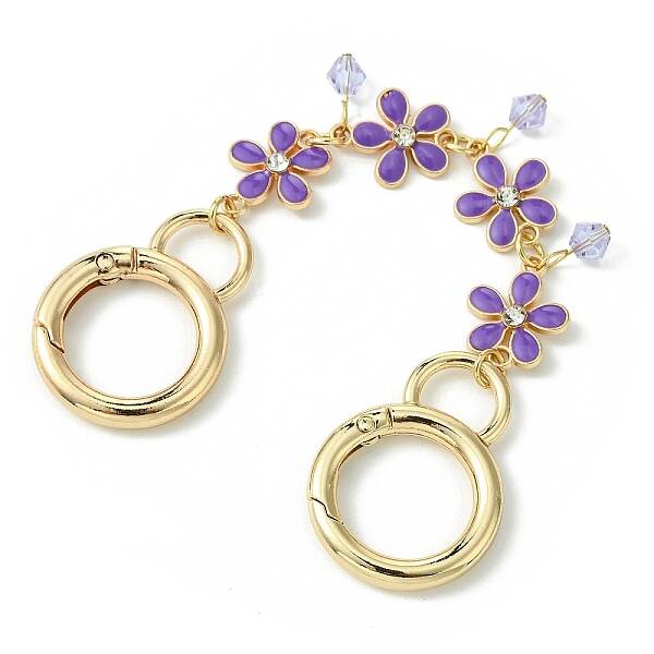 Zinc Alloy Spring Gate Rings Bag Extension Chains