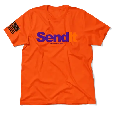Send It - Safety Orange T-Shirt