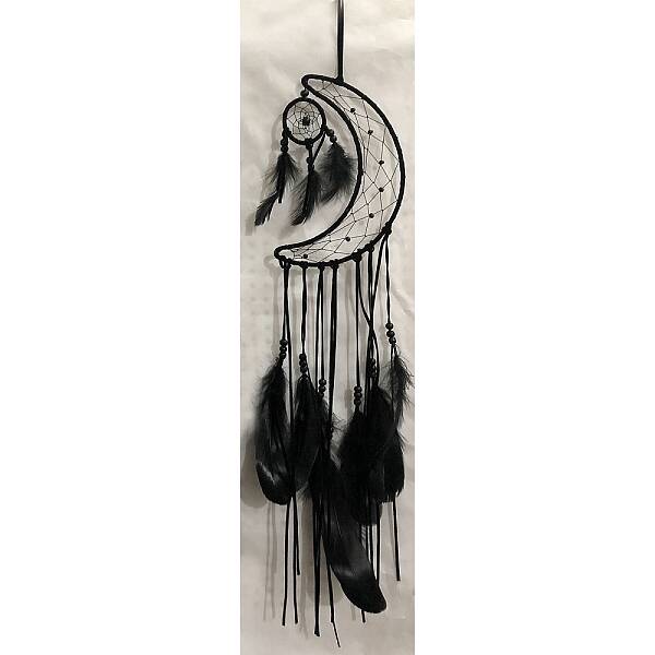 Woven Web/Net with Feather Pendant Decorations