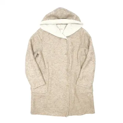 CAMAIEU Overcoat Jacket Cream Womens UK 18