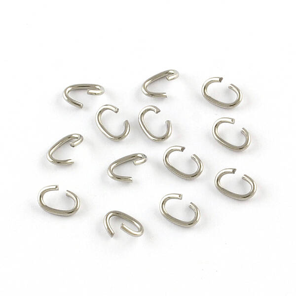 Tarnish Resistant Oval 304 Stainless Steel Open Jump Rings