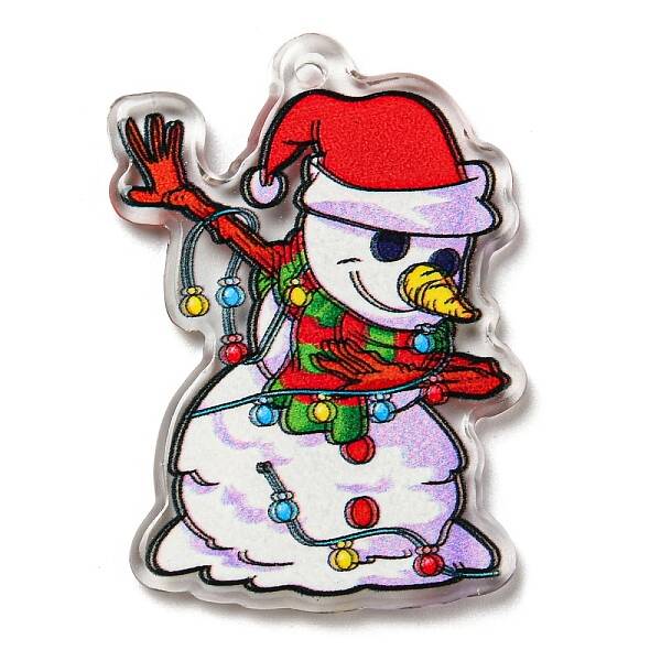 Christmas Theme Acrylic Pendants