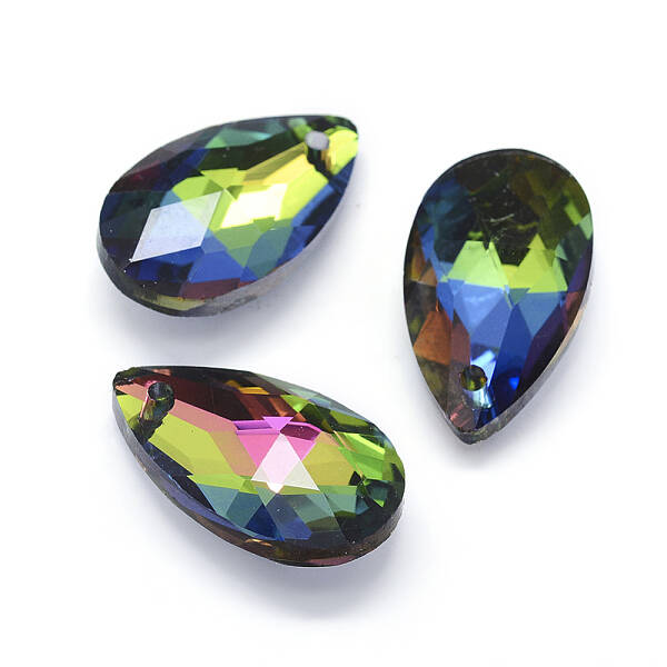 Faceted Glass Pendants