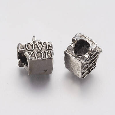 Ion Plating(IP) 304 Stainless Steel European Beads