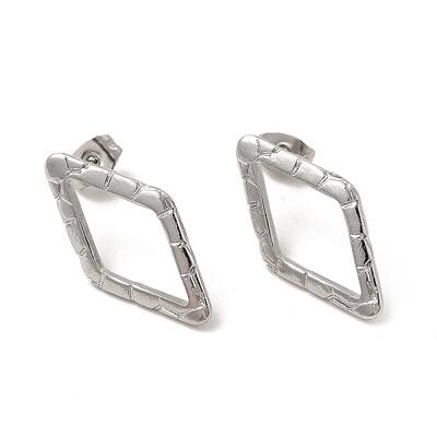 Non-Tarnish 304 Stainless Steel Stud Earrings for Women