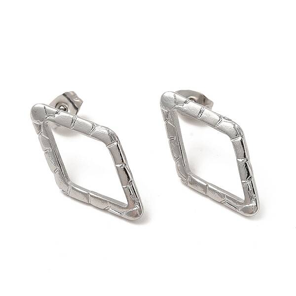 Non-Tarnish 304 Stainless Steel Stud Earrings for Women