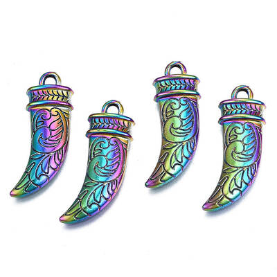 Rainbow Color Alloy Pendants