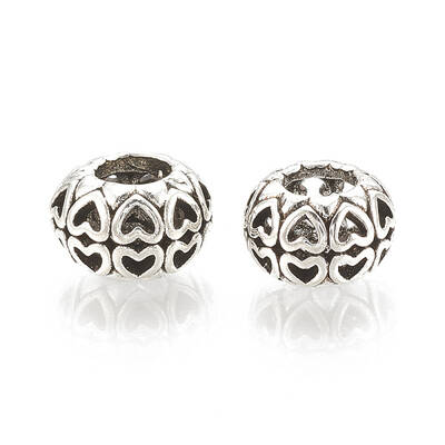 Alloy European Beads
