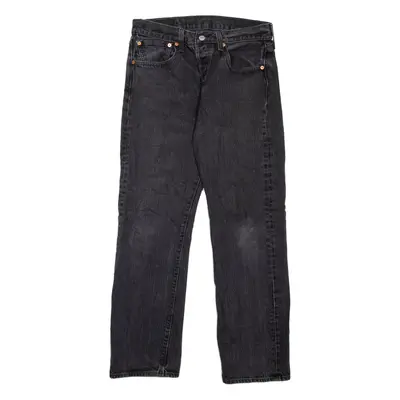 LEVI'S 501 Jeans Mens Grey Regular Straight W31 L30