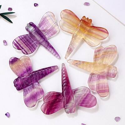 Natural Fluorite Display Decorations