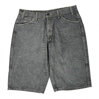 Dickies Denim Shorts - 34W 14L Acid Wash Cotton