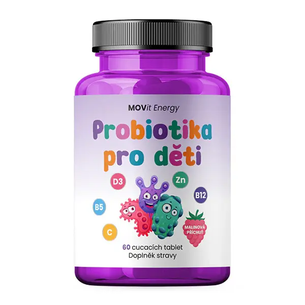 Movit Energy Probiotici Per Bambini Con Vitamine 60 Compresse Masticabili