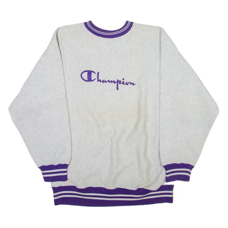 CHAMPION REVERSE WEAVE Mens Sweatshirt Grey 90s XL