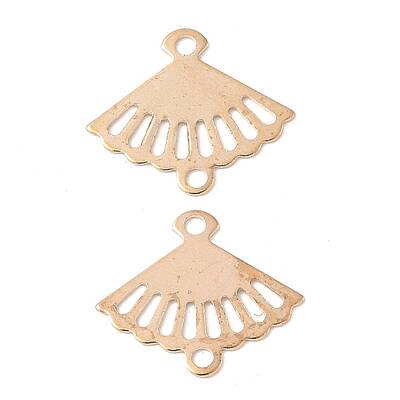 Brass Laser Cut Hollow Connector Charms