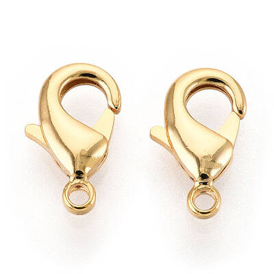 Brass Lobster Claw Clasps