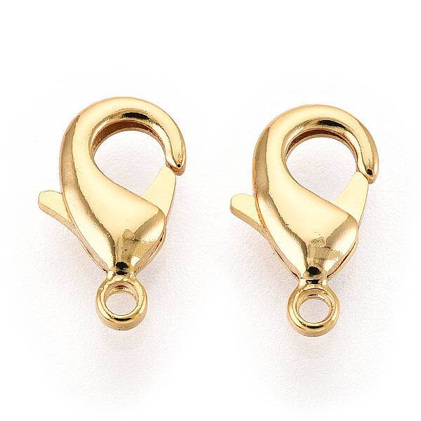 Brass Lobster Claw Clasps