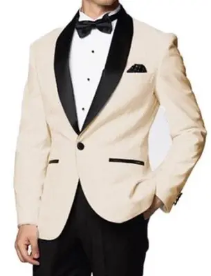 Tux-SH Ivory/Blk - Tuxedo Wholesale Distributors