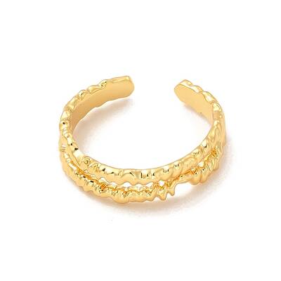 Brass Open Cuff Ring for Women