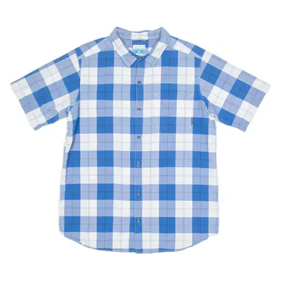 COLUMBIA Mens Shirt Blue Check XL